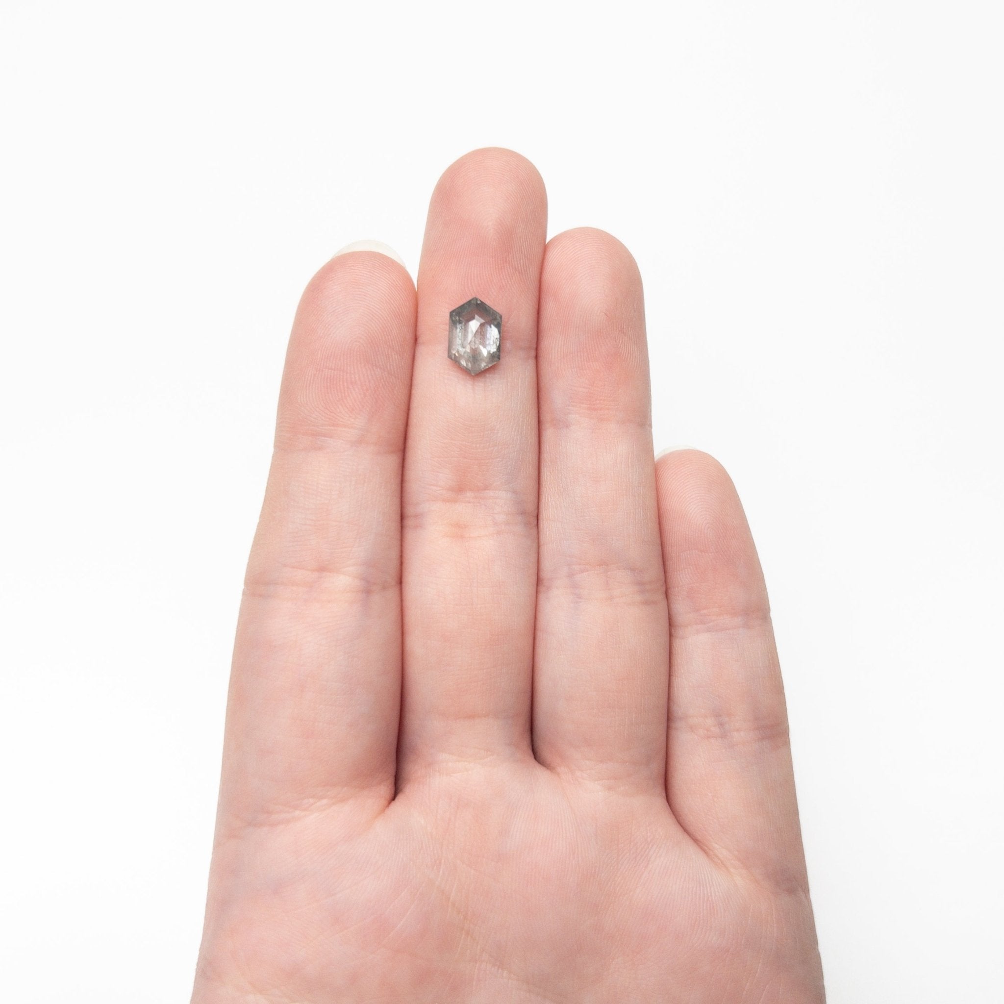 1.92ct 9.46x6.39x3.85mm Hexagon Rosecut 27538 - 03 - MTD