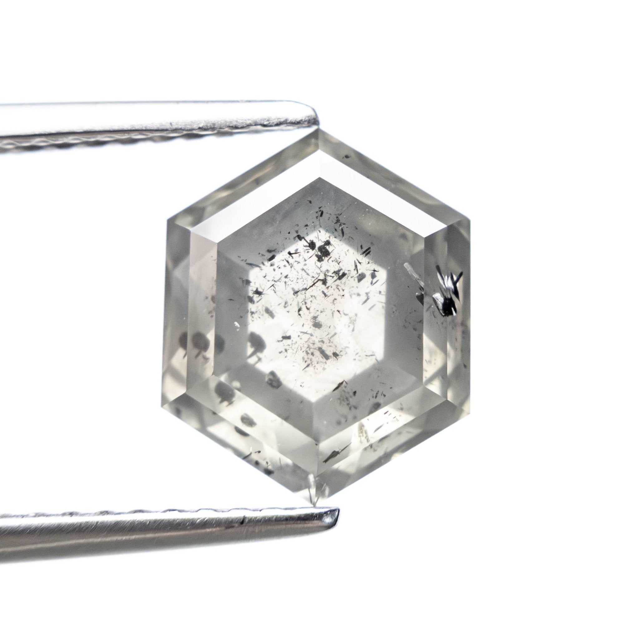 3.70ct 10.08x8.19x5.15mm Hexagon Step Cut 27539 - 09 - MTD
