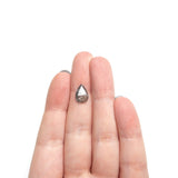 2.02ct 11.68x7.97x2.50mm Pear Rosecut 27542 - 05 - MTD