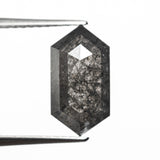 2.87ct 11.74x6.26x3.89mm Hexagon Rosecut 27548 - 05 - MTD