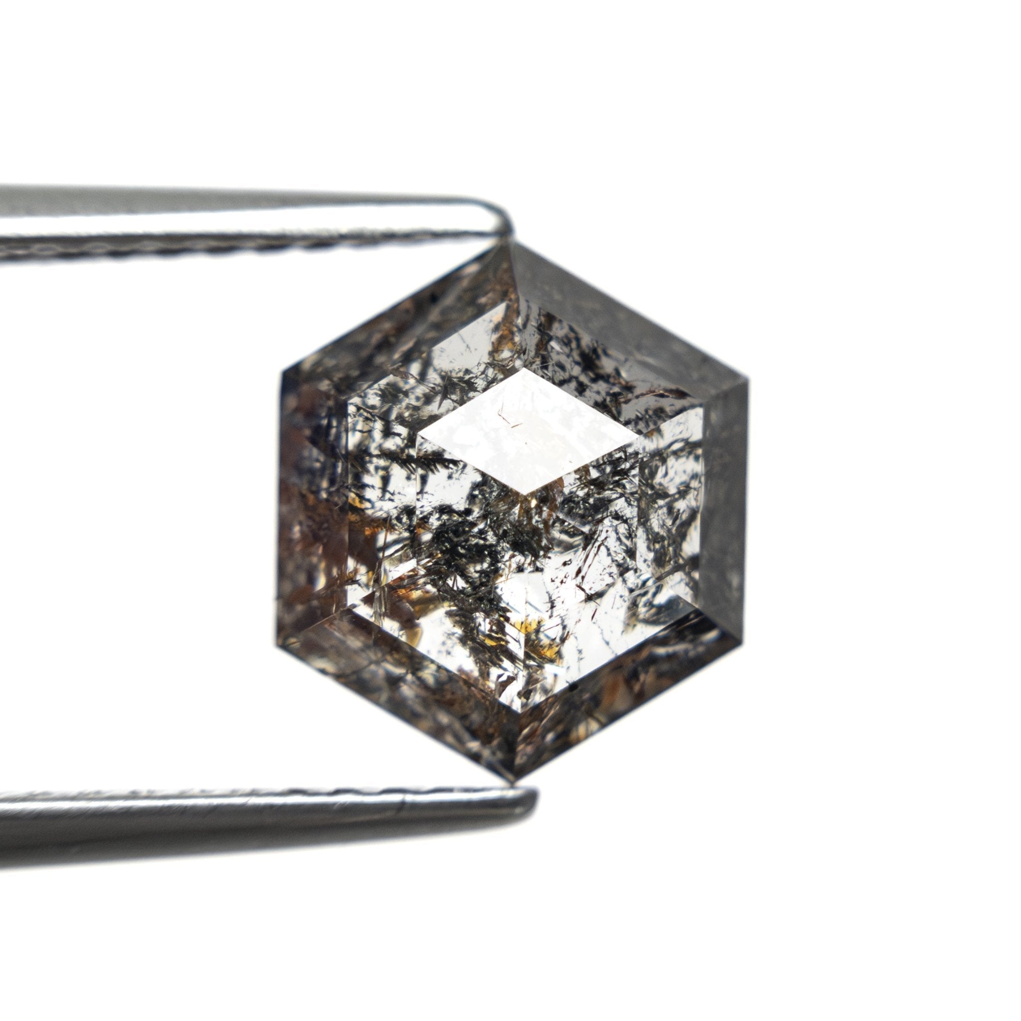 3.25ct 9.54x8.38x4.54mm Hexagon Rosecut 27550-02 - MTD