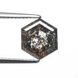 3.25ct 9.54x8.38x4.54mm Hexagon Rosecut 27550-02 - MTD