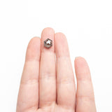 3.25ct 9.54x8.38x4.54mm Hexagon Rosecut 27550-02 - MTD