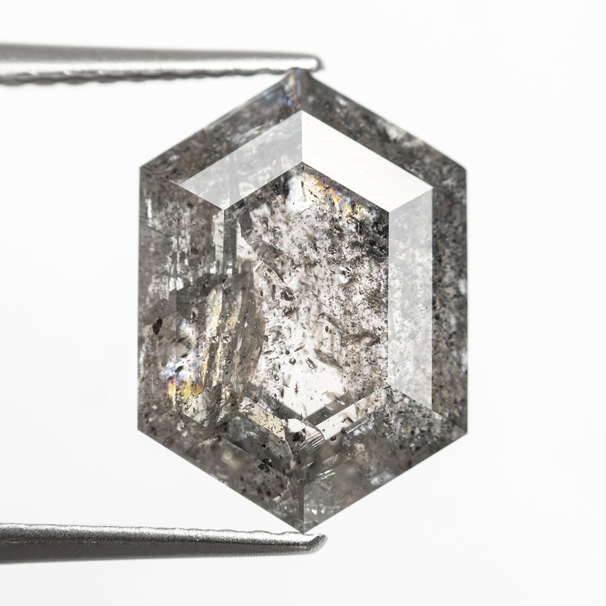 4.33ct 12.52x8.86x4.31mm Hexagon Rosecut 27554 - 01 - MTD