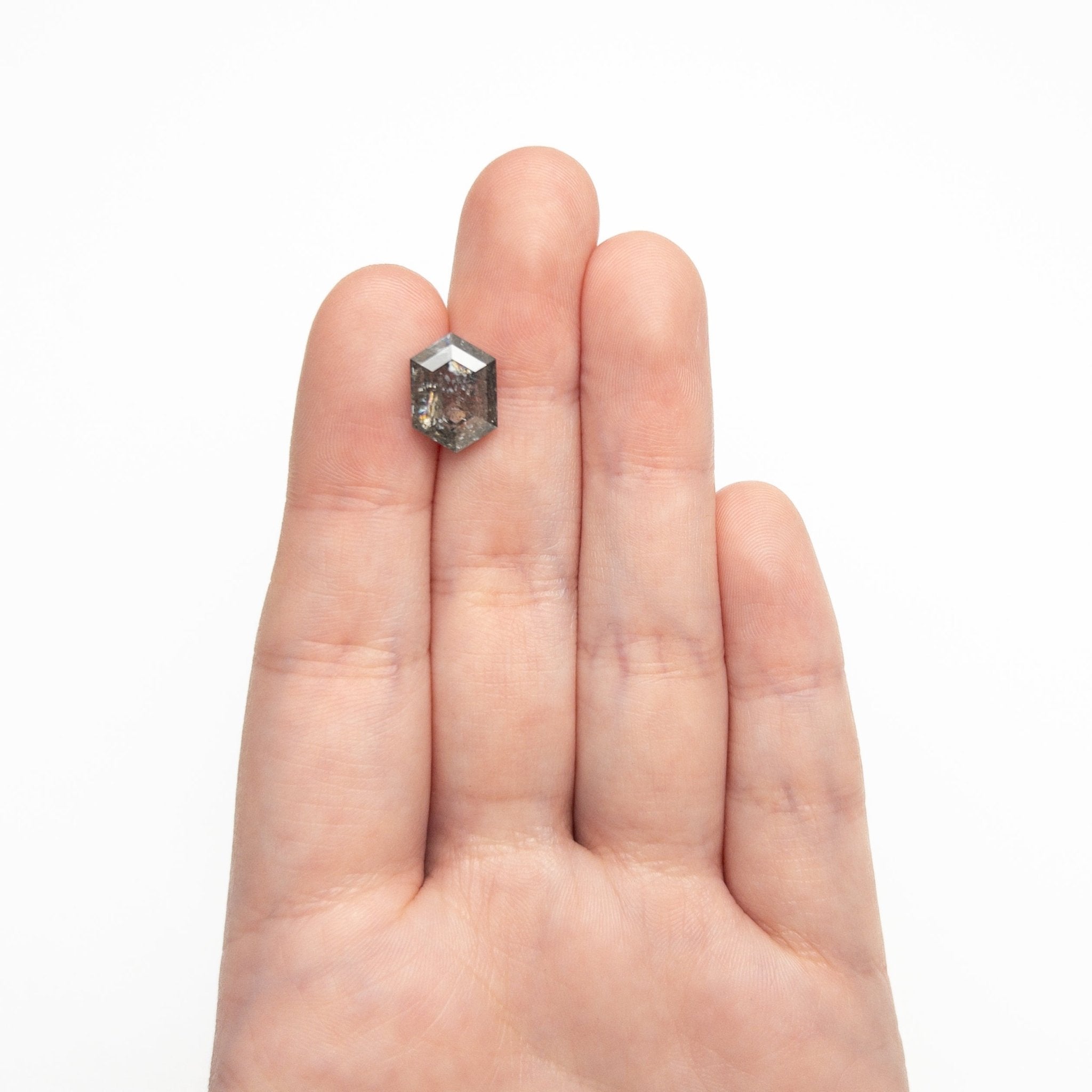 4.33ct 12.52x8.86x4.31mm Hexagon Rosecut 27554 - 01 - MTD