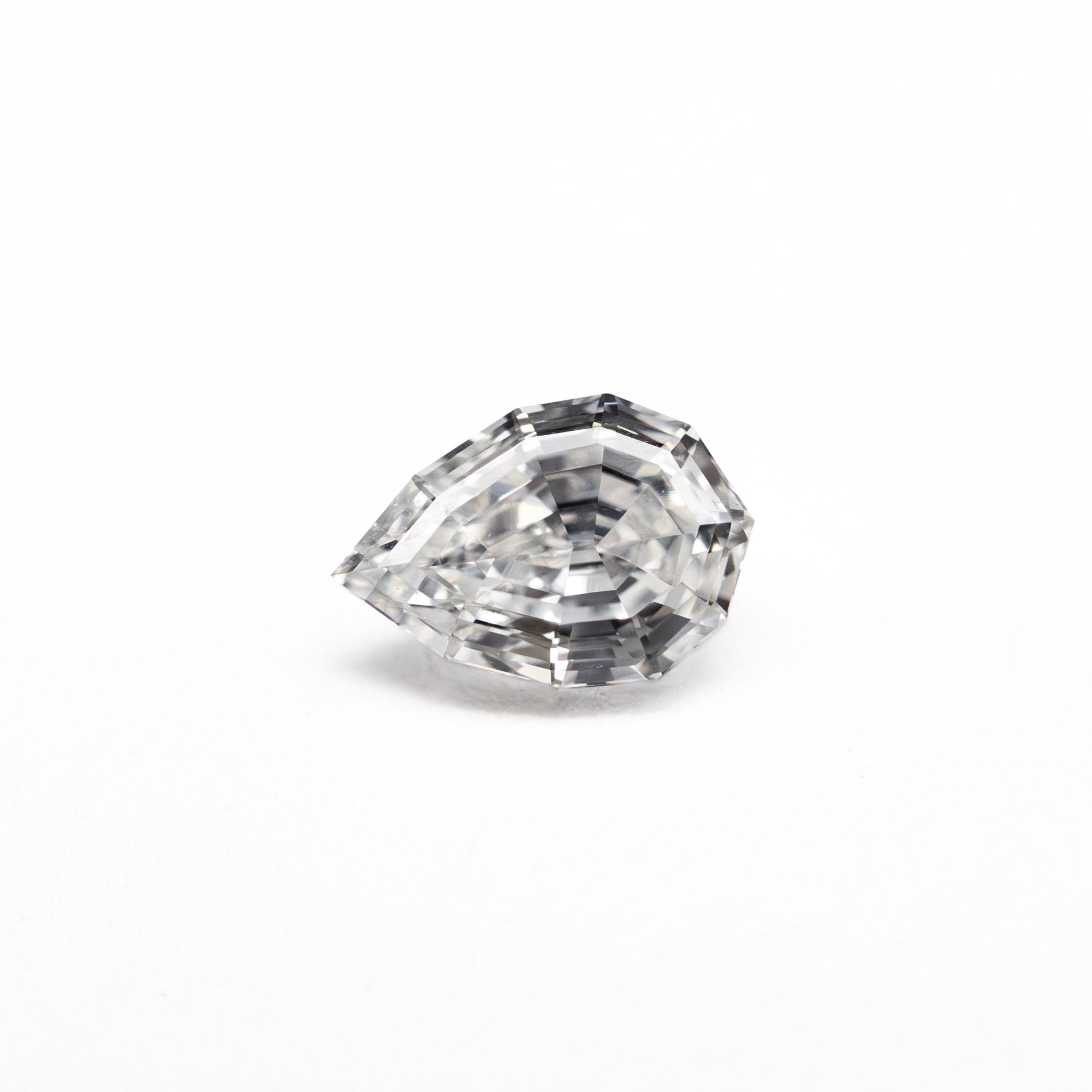 0.59ct 6.53x4.42x2.91mm SI1 F Geo Pear Step Cut 🇨🇦 27644 - 01 - MTD
