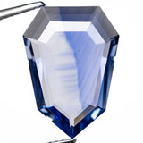 8.18ct 17.90x13x3.50mm Shield Portrait Cut Sapphire 27715 - 01 - MTD