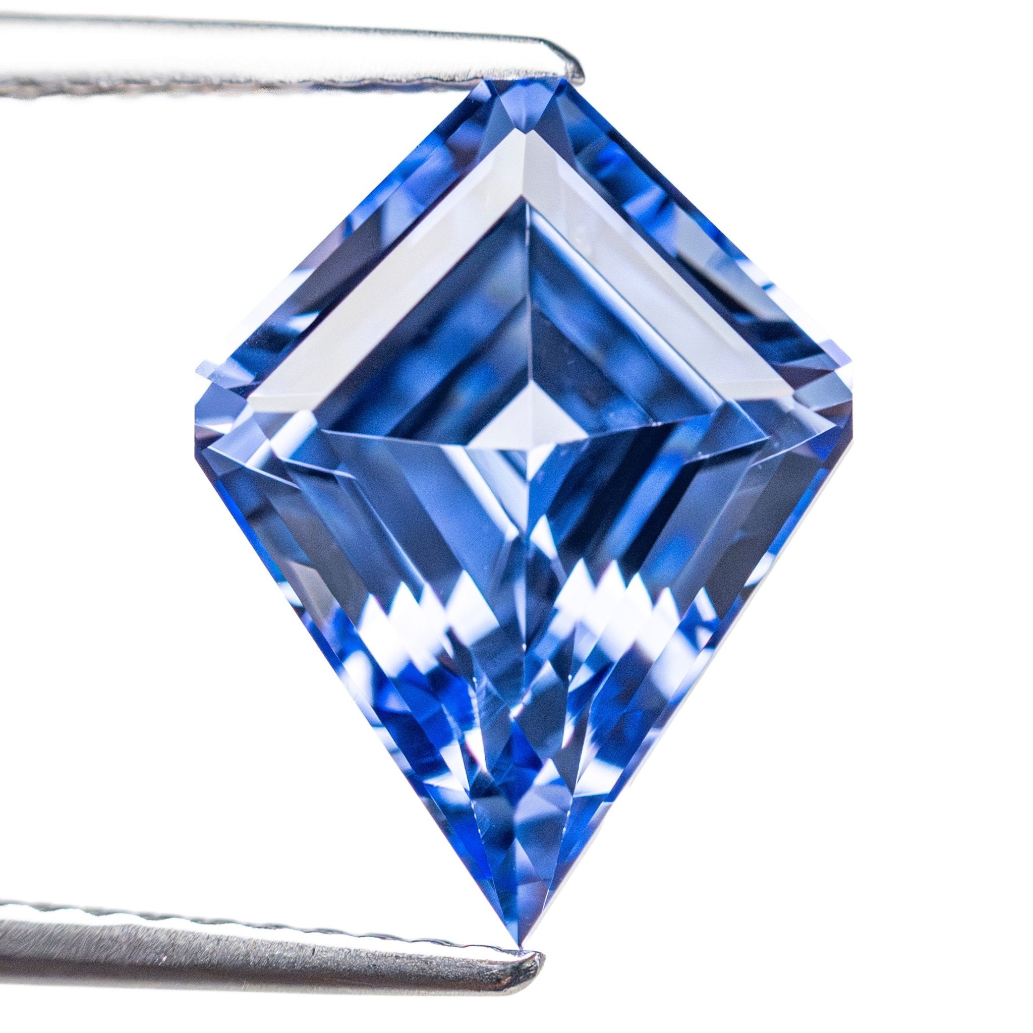 5.43ct 13.60x 10.30x6.6mm Kite Step Cut Sapphire 27716-01 - MTD