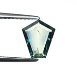 1.04ct 8.63x7.51x1.66mm Shield Portrait Cut Sapphire 27730-04 - MTD