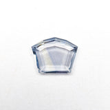 0.59ct 5.61x7.04x1.35mm Shield Portrait Cut Sapphire 27740-13 - MTD