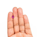 1.24ct 8.53x5.56x3.75mm Pear Brilliant Sapphire 27955 - 06 - MTD