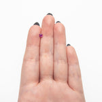 0.33ct 3.77x3.77x2.61mm Cut Corner Square Step Cut Sapphire 27955 - 21 - MTD