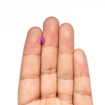 0.67ct 5.24x5.24x3.45mm Round Brilliant Sapphire 27956 - 10 - MTD