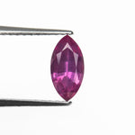 0.64ct 8.06x4.04x2.61mm Marquise Brilliant Sapphire 27956 - 12 - MTD
