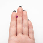 0.63ct 5.43x4.68x2.77mm Cushion Brilliant Sapphire 27956 - 18 - MTD