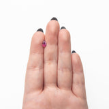 0.79ct 7.59x4.58x3.26mm Pear Brilliant Ruby 27956 - 24 - MTD