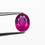 0.88ct 6.71x5.27x3.07mm Oval Brilliant Ruby 27956 - 25 - MTD