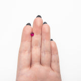 0.82ct 6.31x5.00x3.28mm Oval Brilliant Ruby 27957 - 02 - MTD