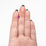0.83ct 7.65x4.60x.46mm Pear Brilliant Sapphire 27957 - 10 - MTD