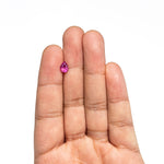 0.95ct 7.23x5.36x3.60mm Pear Brilliant Sapphire 27957 - 13 - MTD