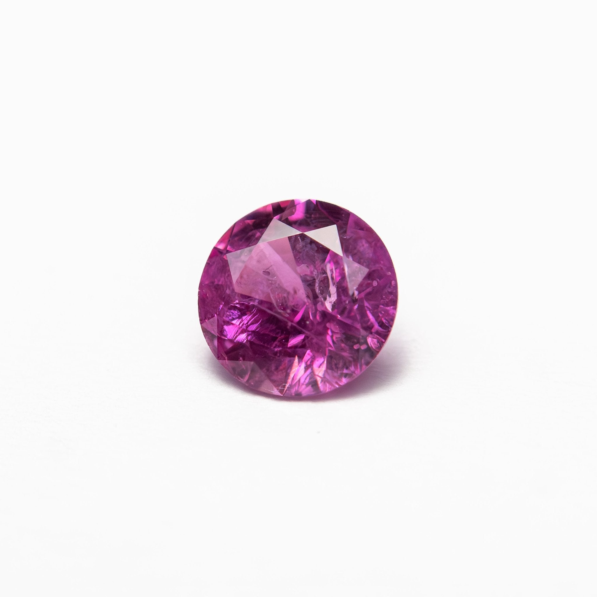 0.71ct 5.53x5.51x3.36mm Round Brilliant Sapphire 27957 - 23 - MTD