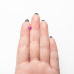 0.71ct 5.53x5.51x3.36mm Round Brilliant Sapphire 27957 - 23 - MTD