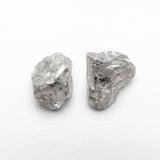 3.30cttw 2pc 8.32x6.09x4.01mm 8.63x7.03x3.74mm Polished Raw Diamond Matching Pair 🇨🇦 27968-01 - MTD