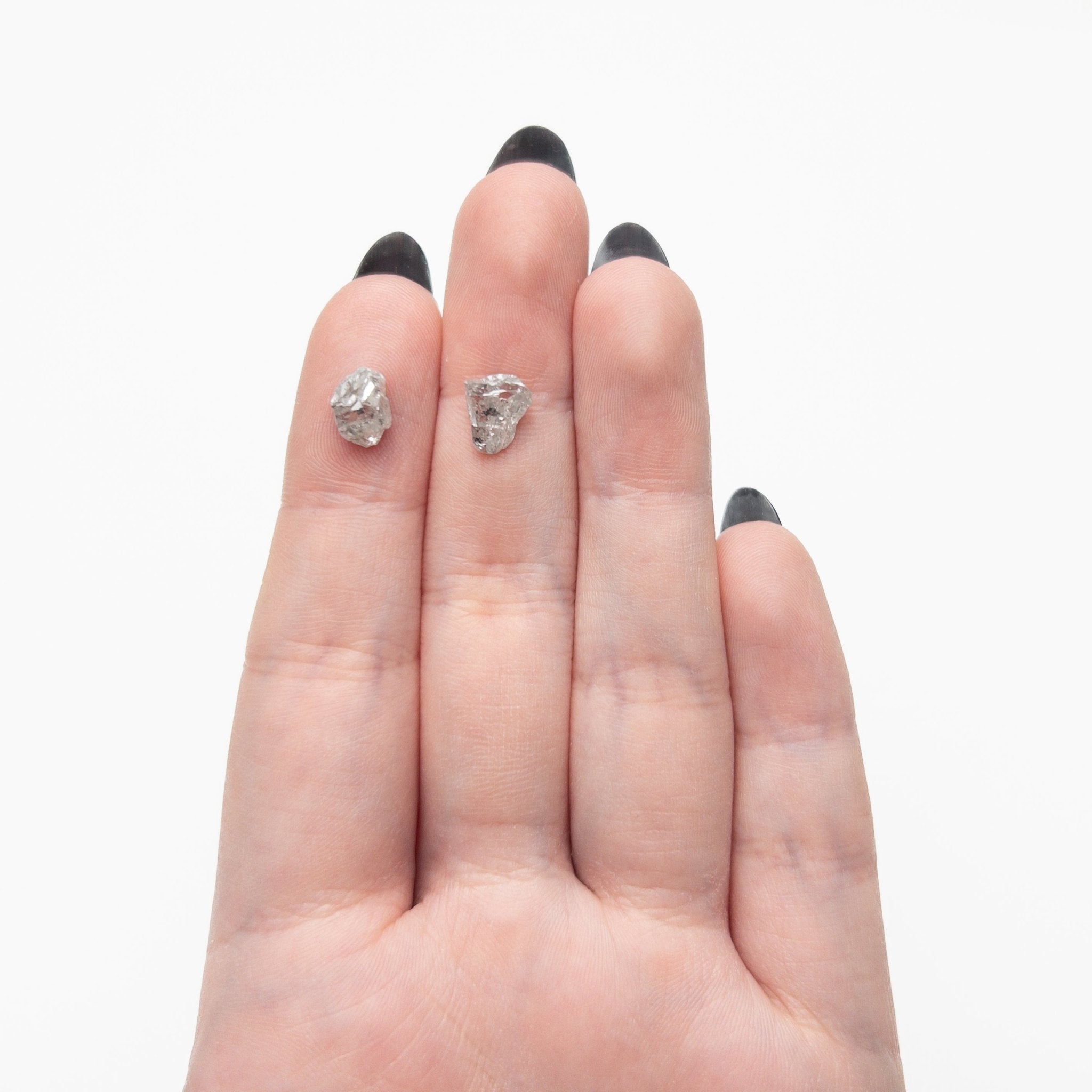 3.30cttw 2pc 8.32x6.09x4.01mm 8.63x7.03x3.74mm Polished Raw Diamond Matching Pair 🇨🇦 27968-01 - MTD
