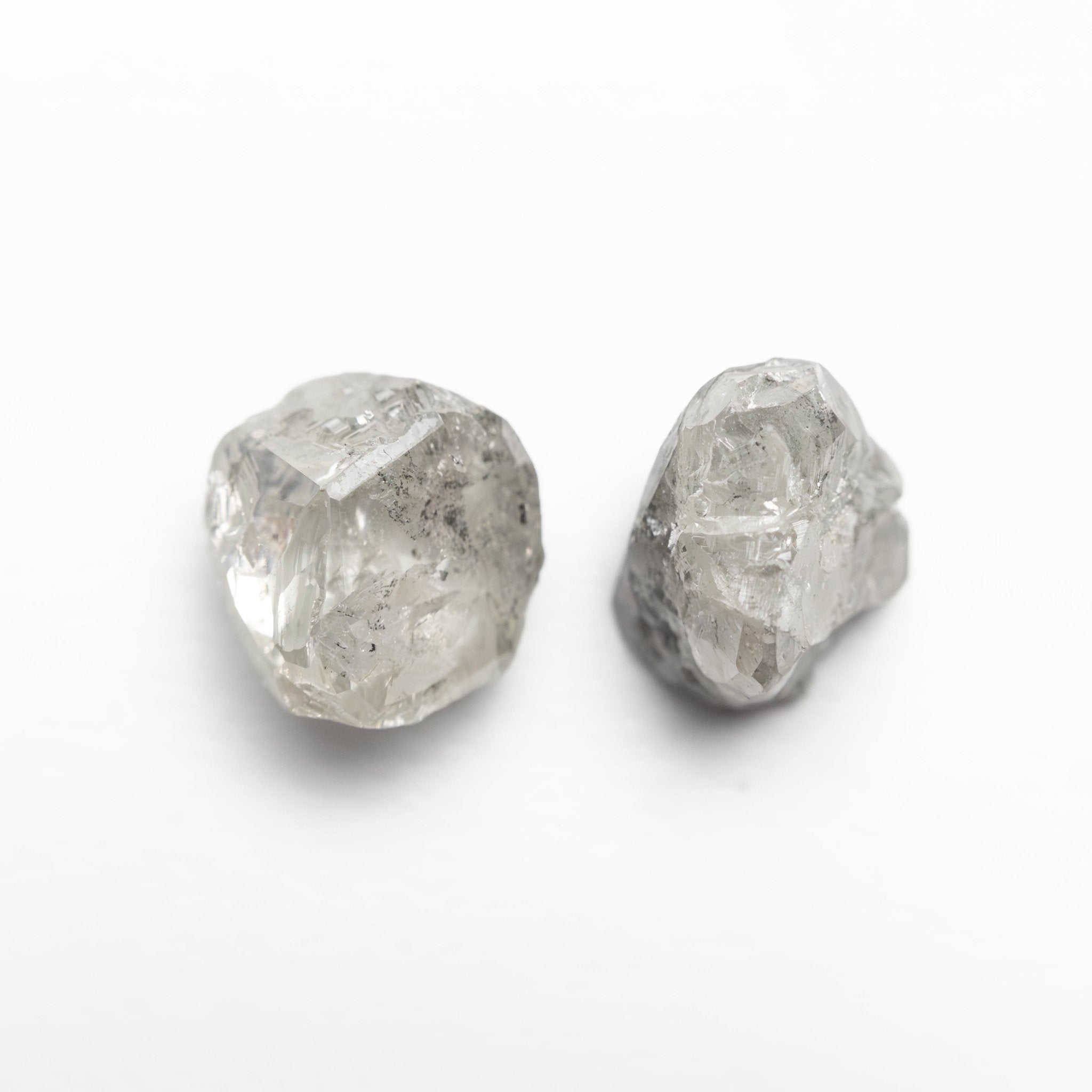 3.78cttw 2pc 7.28x6.85x4.57mm 6.55x6.32x5.44mm Polished Raw Diamond Matching Pair 🇨🇦 27971-01 - MTD