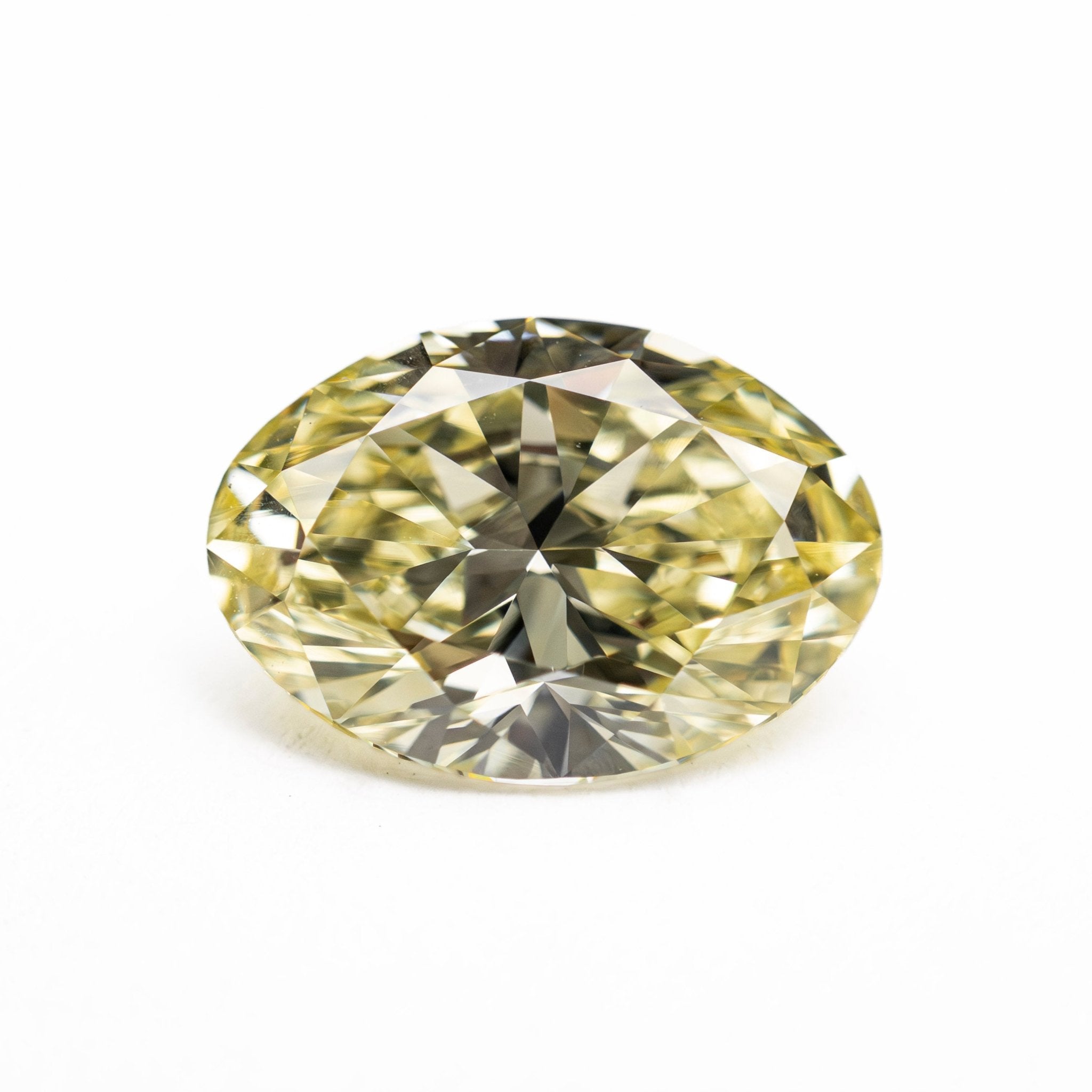 2.17ct 10.38x7.35x4.34mm VS1 Light Yellow Oval Brilliant 🇨🇦 27984-01 - MTD