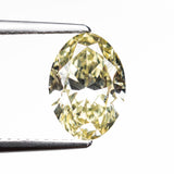 2.17ct 10.38x7.35x4.34mm VS1 Light Yellow Oval Brilliant 🇨🇦 27984-01 - MTD