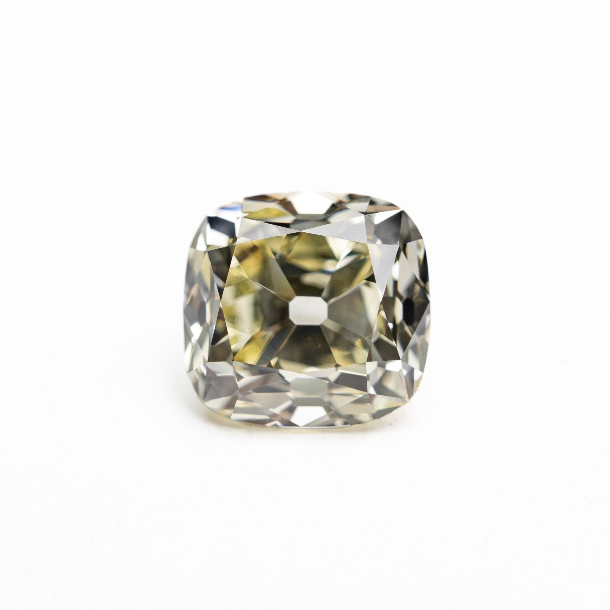 1.64ct 6.90x6.58x4.45mm VS1 Light Yellow Modern Antique Old Mine Cut 🇨🇦 27992-01 - MTD