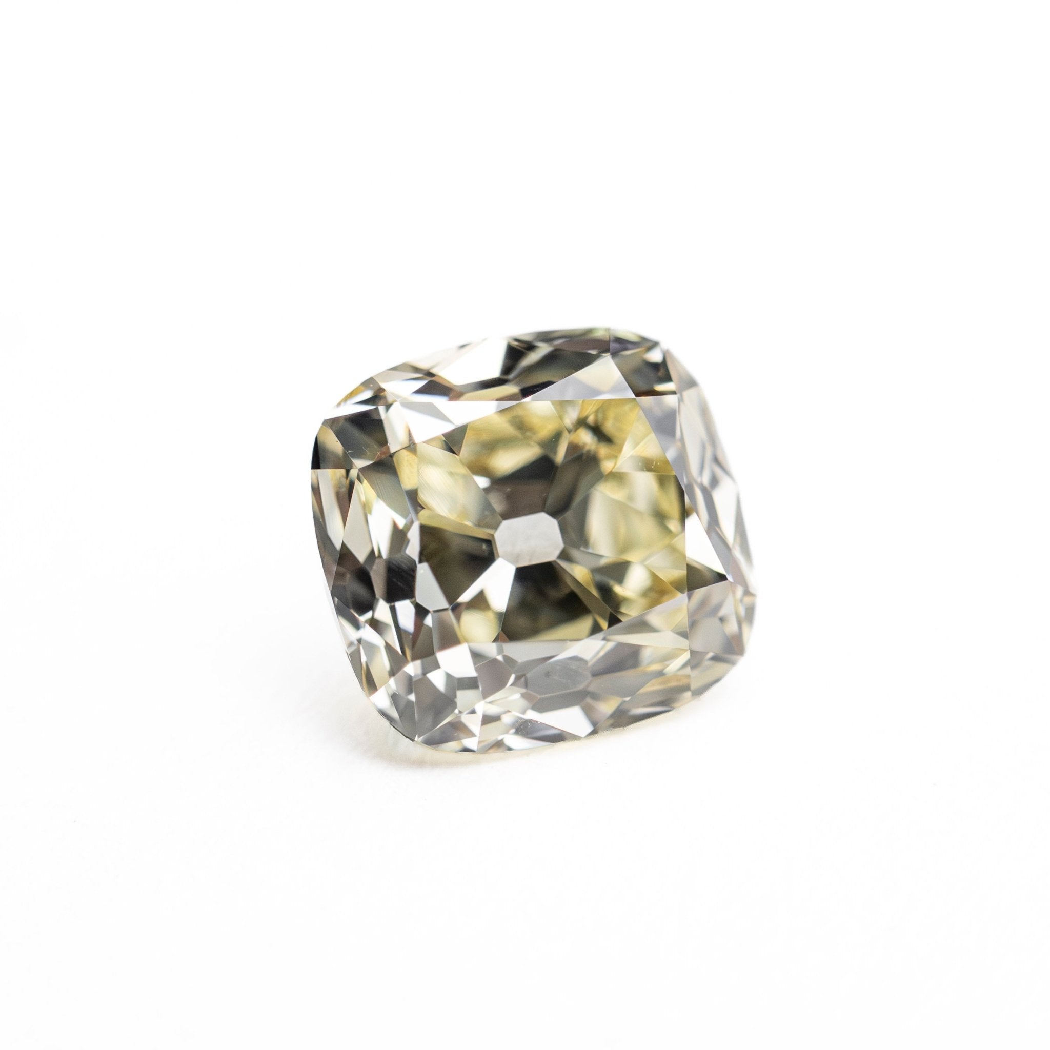 1.64ct 6.90x6.58x4.45mm VS1 Light Yellow Modern Antique Old Mine Cut 🇨🇦 27992-01 - MTD