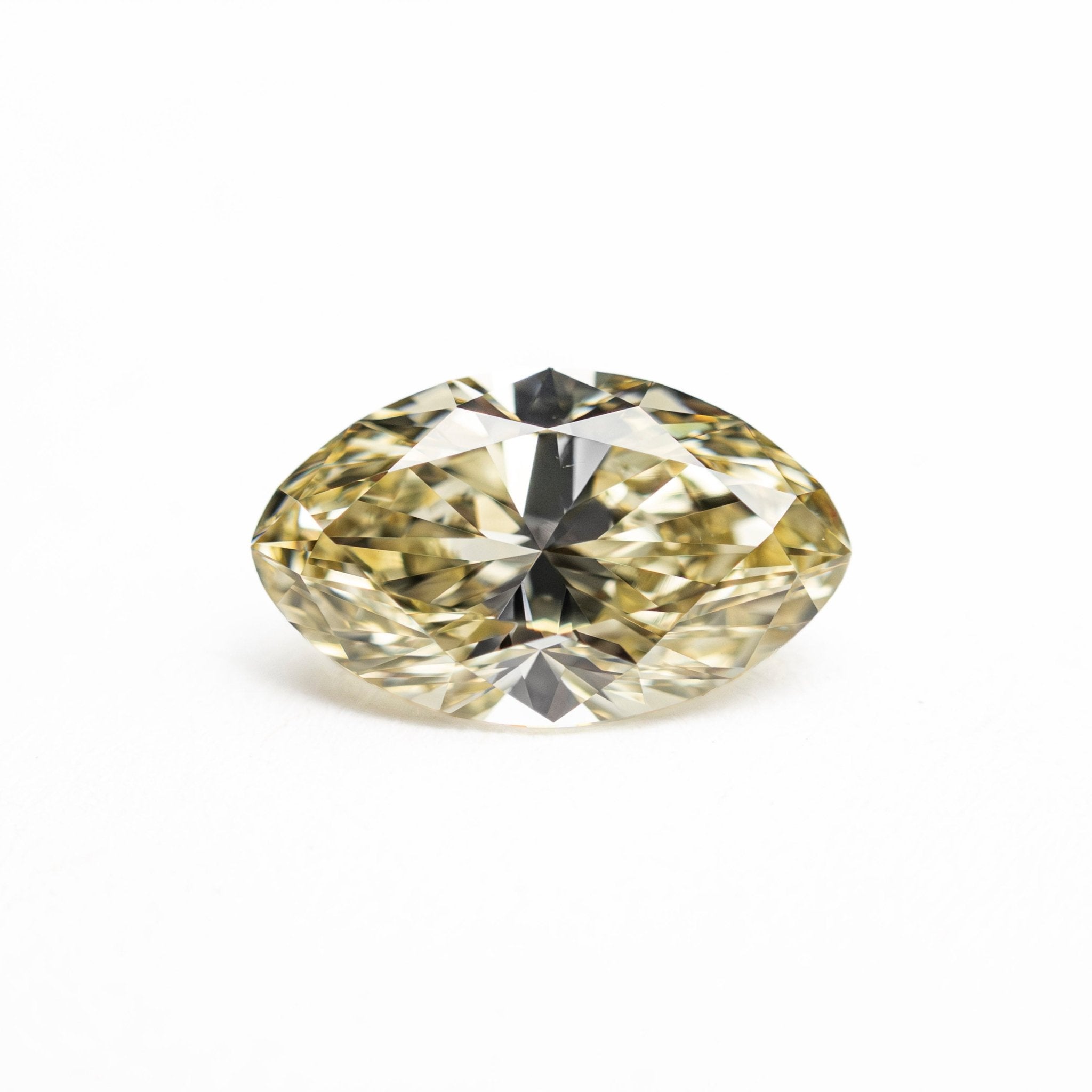 1.14ct 9.10x5.50x3.64mm VVS2 Light Yellow Moval Brilliant 🇨🇦 27993-01 - MTD