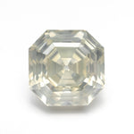 5.51ct 9.76x9.75x6.75mm GIA I1 Fancy Greyish Greenish Yellow Cut Corner Square Step Cut 28026-01 - MTD