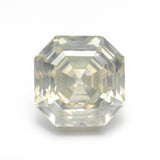 5.51ct 9.76x9.75x6.75mm GIA I1 Fancy Greyish Greenish Yellow Cut Corner Square Step Cut 28026-01 - MTD