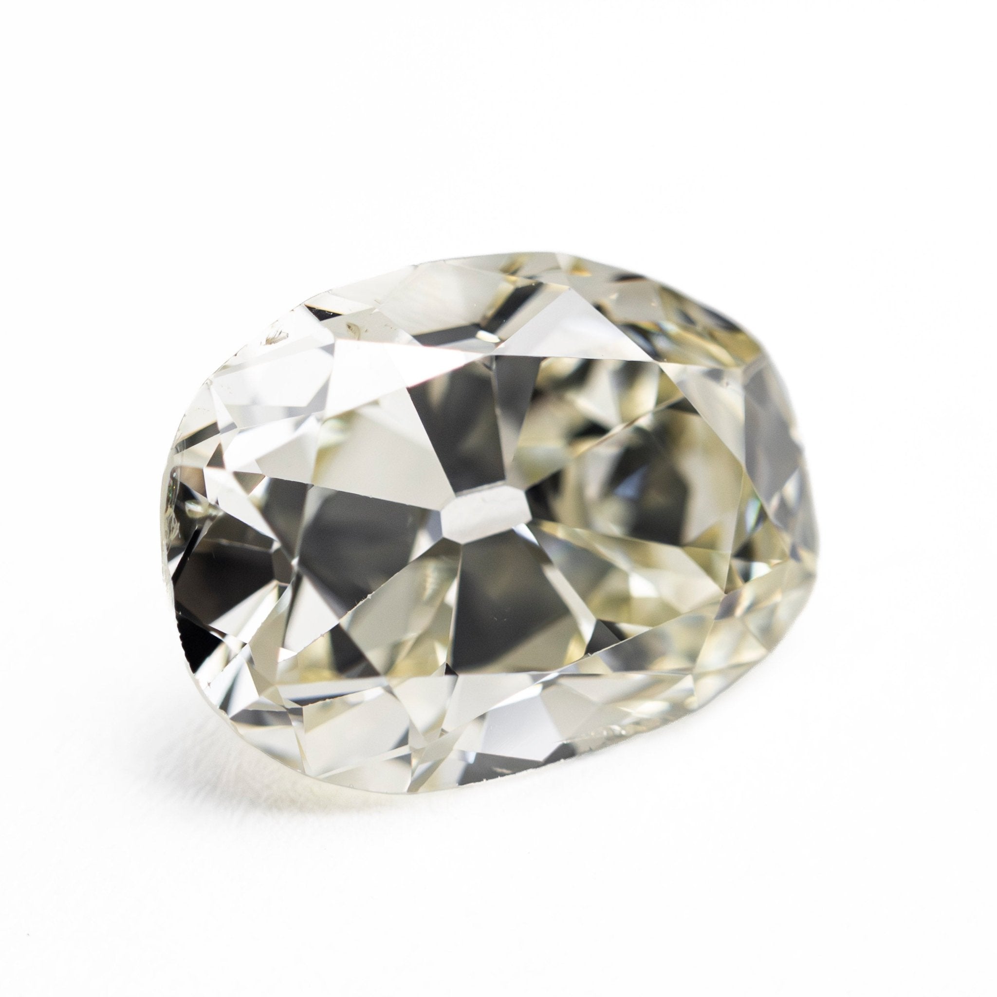 4.01ct 11.66x8.63x5.65mm GIA SI1 S Antique Old Mine Cut 28034-01 - MTD
