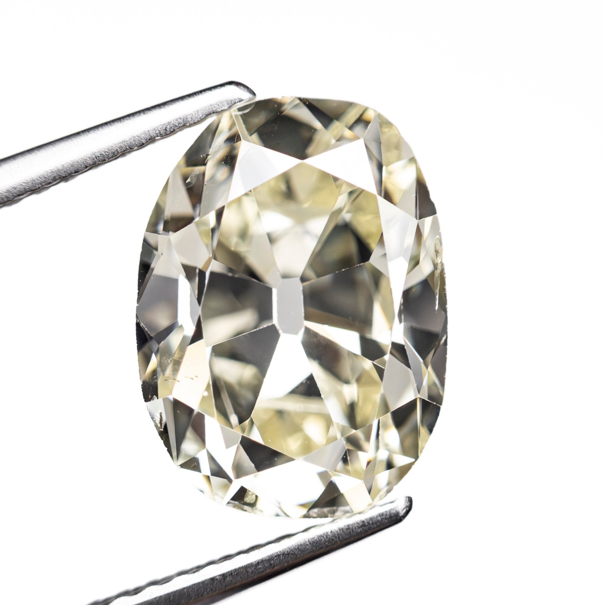 4.01ct 11.66x8.63x5.65mm GIA SI1 S Antique Old Mine Cut 28034-01 - MTD