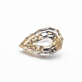 1.21ct 9.11x5.57x3.36mm VVS2 Fancy Light Yellowish Brown Geo Pear Step Cut 28047-01 - MTD