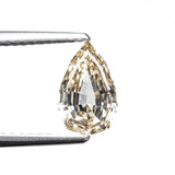 1.21ct 9.11x5.57x3.36mm VVS2 Fancy Light Yellowish Brown Geo Pear Step Cut 28047-01 - MTD