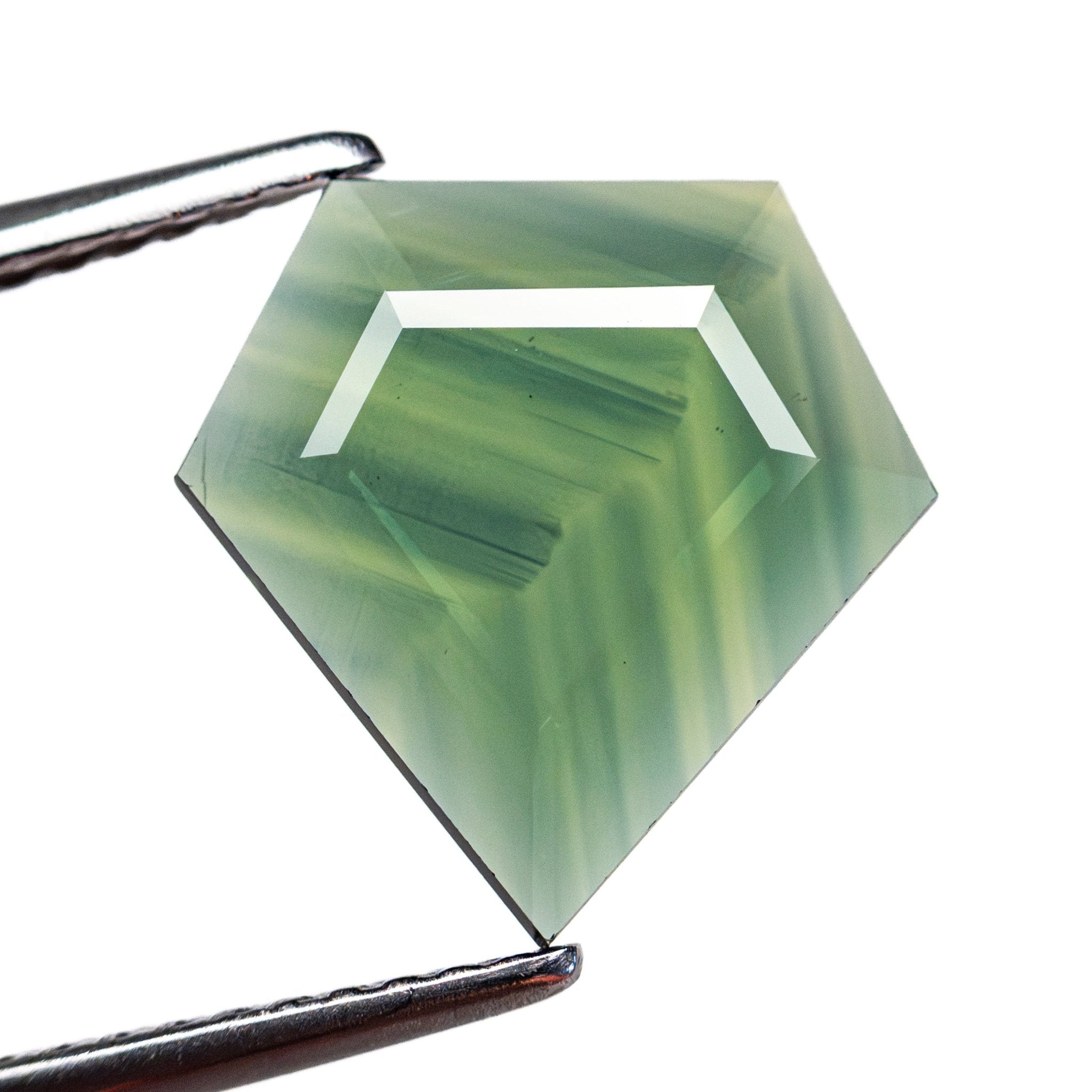 2.58ct 11.52x11.40x2.11mm Shield Portrait Cut Sapphire 28298-01 - MTD