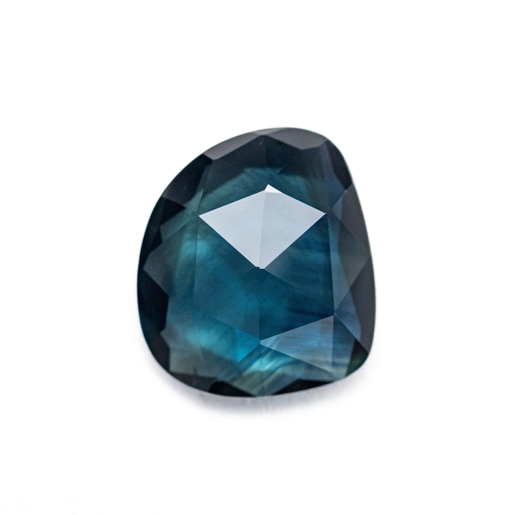 2.03ct 8.73x7.86x2.90mm Amorphous Double Cut Sapphire 28298-07 - MTD
