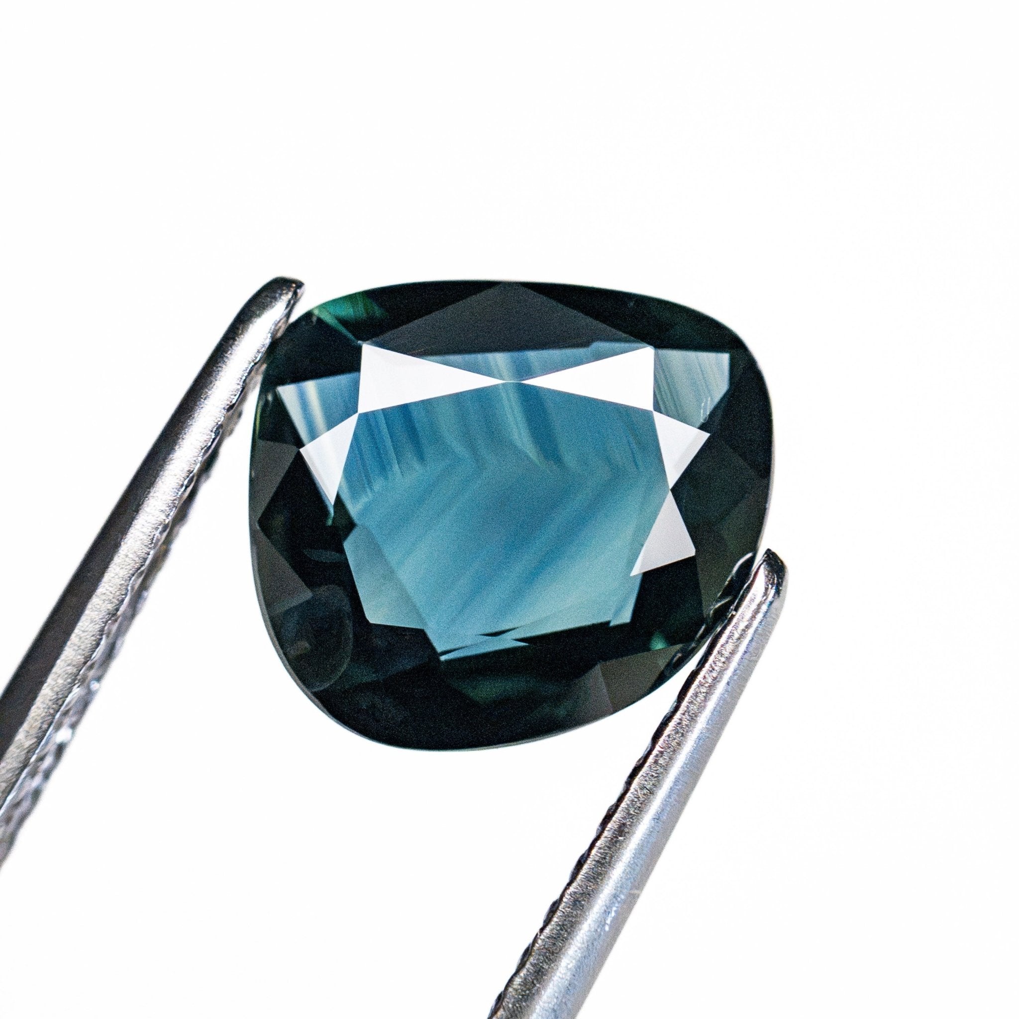 2.03ct 8.73x7.86x2.90mm Amorphous Double Cut Sapphire 28298-07 - MTD