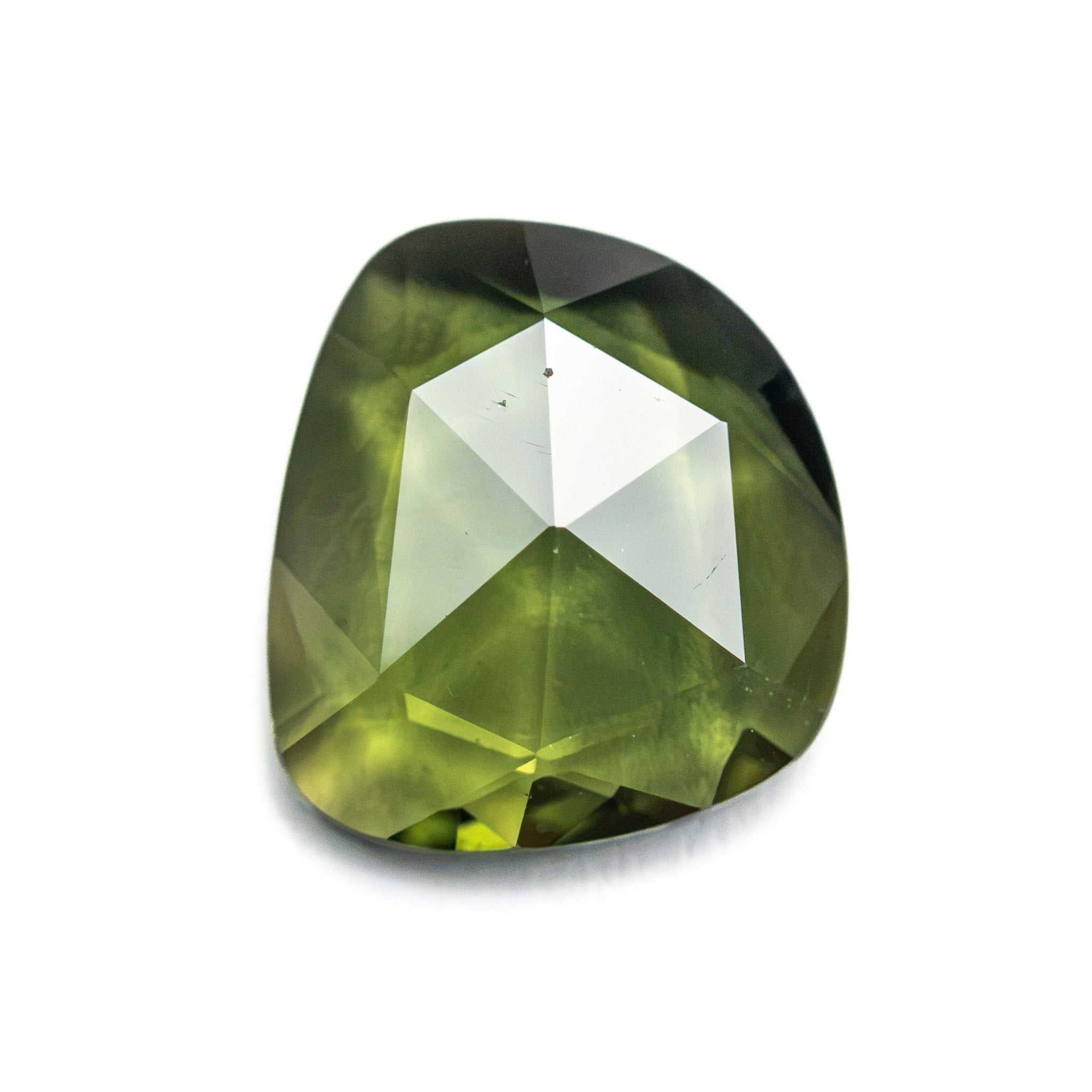 2.75ct 10.08x9.05x2.79mm Amorphous Double Cut Sapphire 28298-08 - MTD