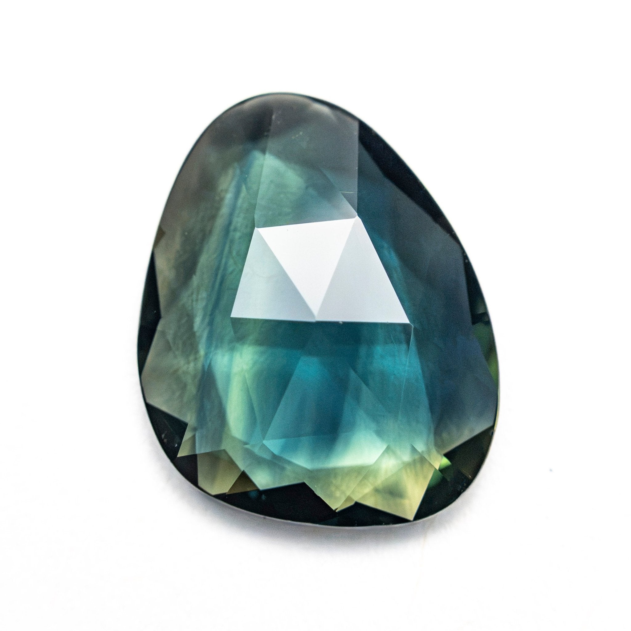 3.11ct 12.12x9.62x2.85mm Amorphous Double Cut Sapphire 28298-14 - MTD