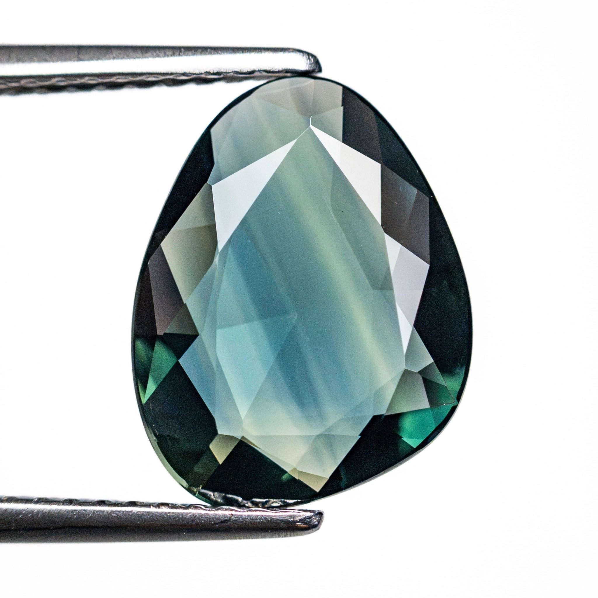 3.11ct 12.12x9.62x2.85mm Amorphous Double Cut Sapphire 28298-14 - MTD