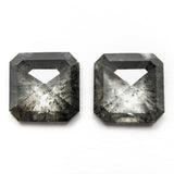 3.10cttw 7.25x7.27x2.85mm Cut Corner Square Rosecut Matching Pair 28343-01