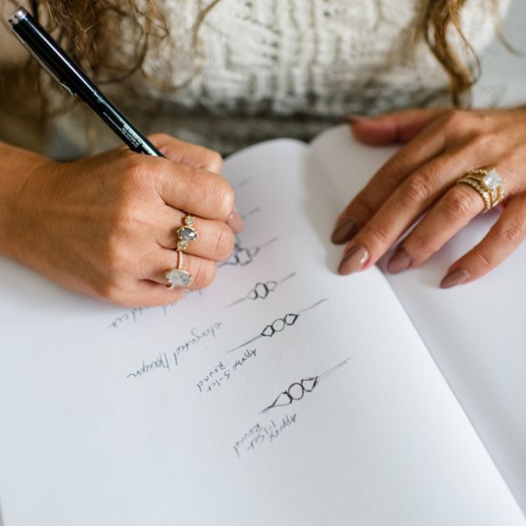 melissa sketching ring designs