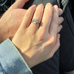 Sophia Oval Lab Diamond Double Claw Prong Diamond Engagement Ring - MTD