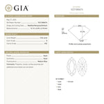2.56ct 14.14x6.69x4.10mm GIA VS2 D Moval Brilliant 26663 - 01 - MTD